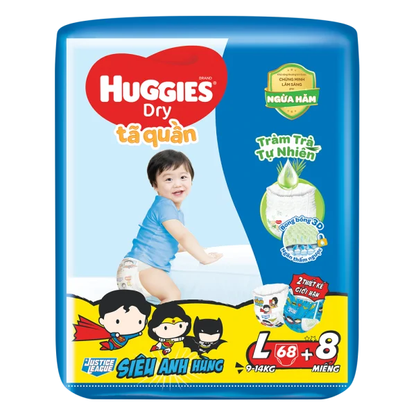 Tã quần Huggies Dry Pants cho bé