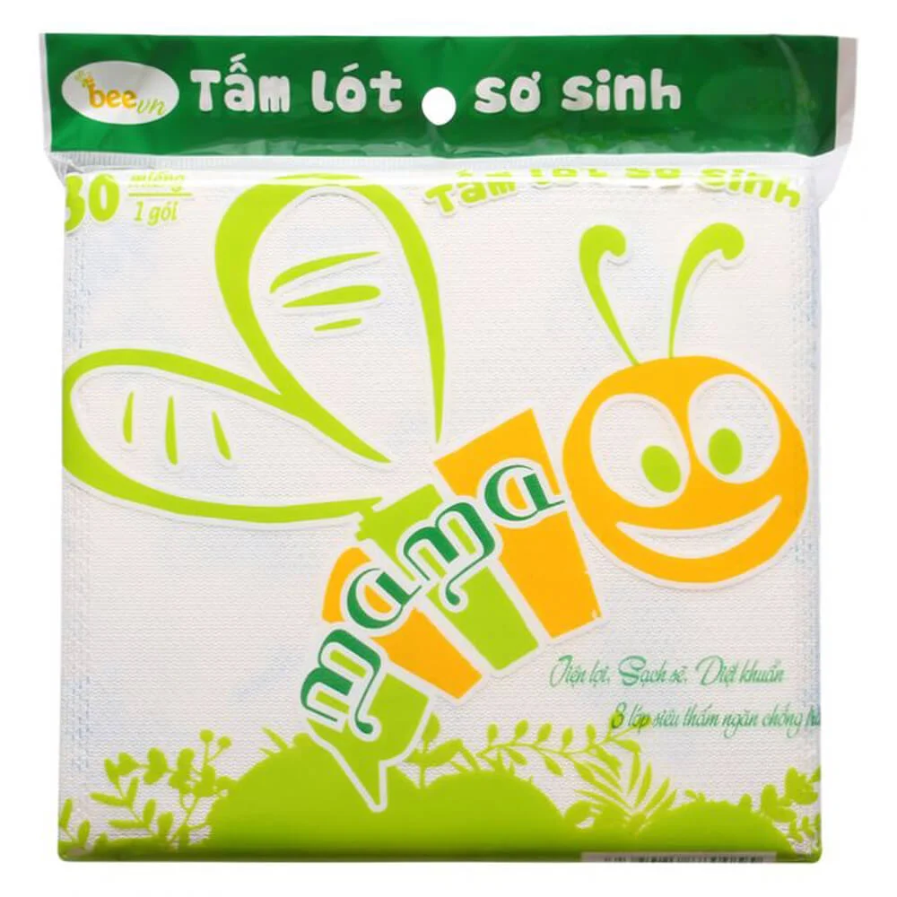 Tấm lót sơ sinh cho bé Mama