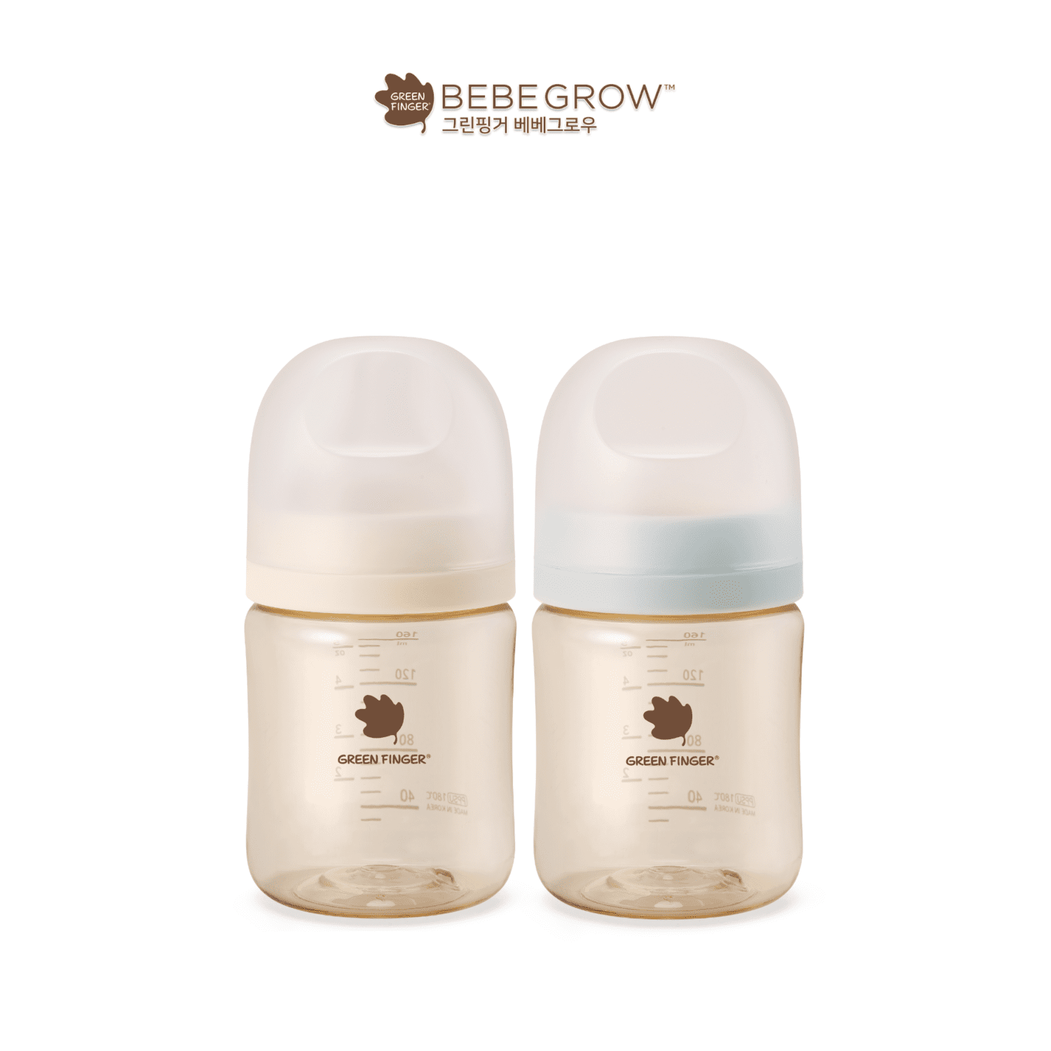 Bình sữa đơn Greenfinger Bebegrow PPSU 160ml