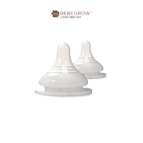 Núm ti đôi Greenfinger Bebegrow size M 3-6 tháng