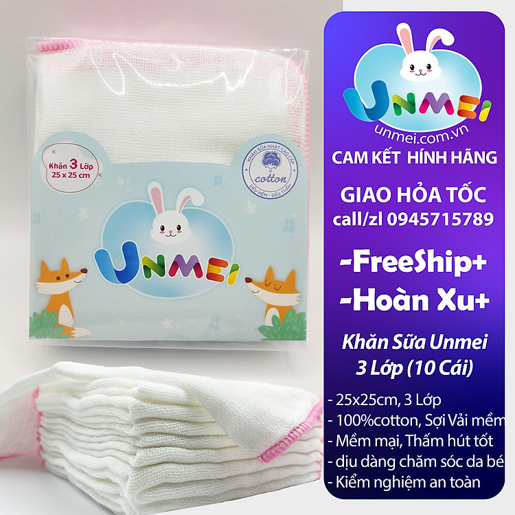 Khăn sữa cotton, muslin hay sợi tre loại nào dễ dùng hơn cho bé mới sinh?