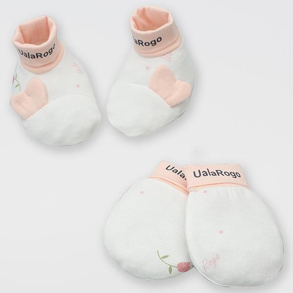 Bộ bao tay, bao chân Ualarogo UR902 màu hồng