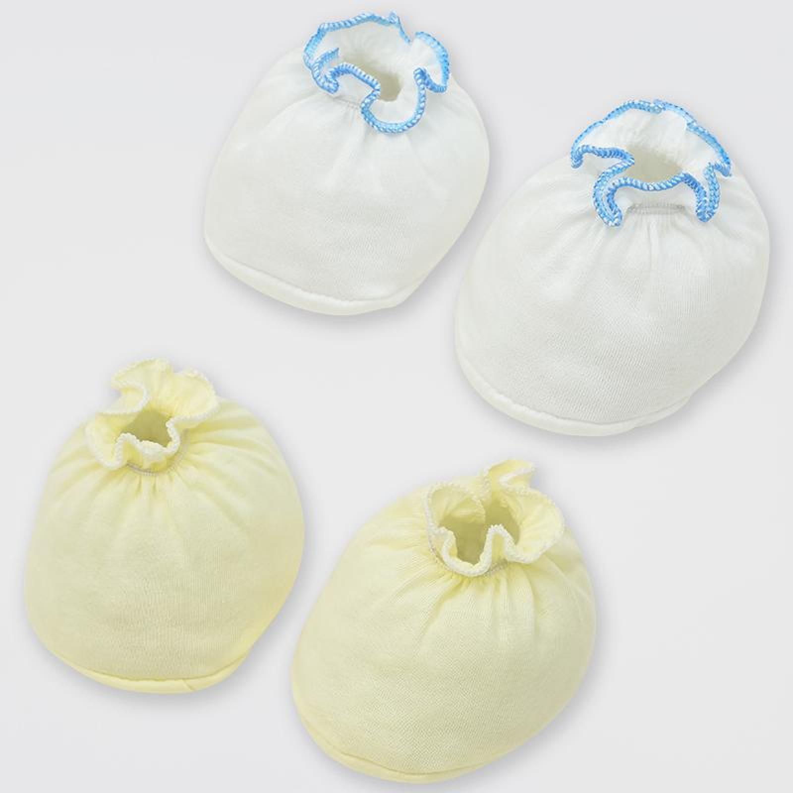 Set 2 đôi bao chân thun bé trai IQ Baby cotton